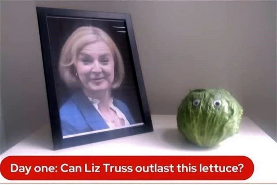 El diario Daily Star pregunta: ¿Durará más Liz Truss (en el cargo de Premier) que una lechuga fresca?