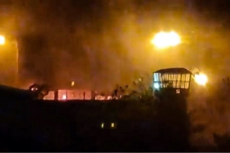 El incendio se registró en la cárcel de Evin en Teherán.