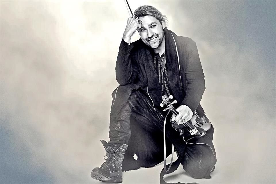 David Garrett se presentará el jueves en Monterrey, el viernes en CDMX y el sábado en Guadalajara.