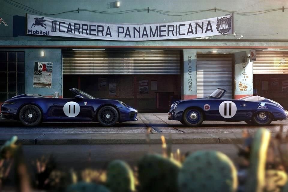 Porsche rinde homenaje al vehículo que cruzó la meta de la Panamericana en 1952.