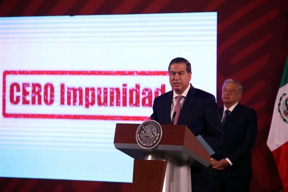 El subsecretario de Seguridad Pública, Ricardo Mejía, aparece semanalmente en la conferencia mañanera con el Presidente Andrés Manuel López Obrador.