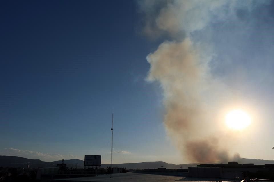 Debido a 4 incendios en el Bosque La Primavera se activó la alerta atmosférica.