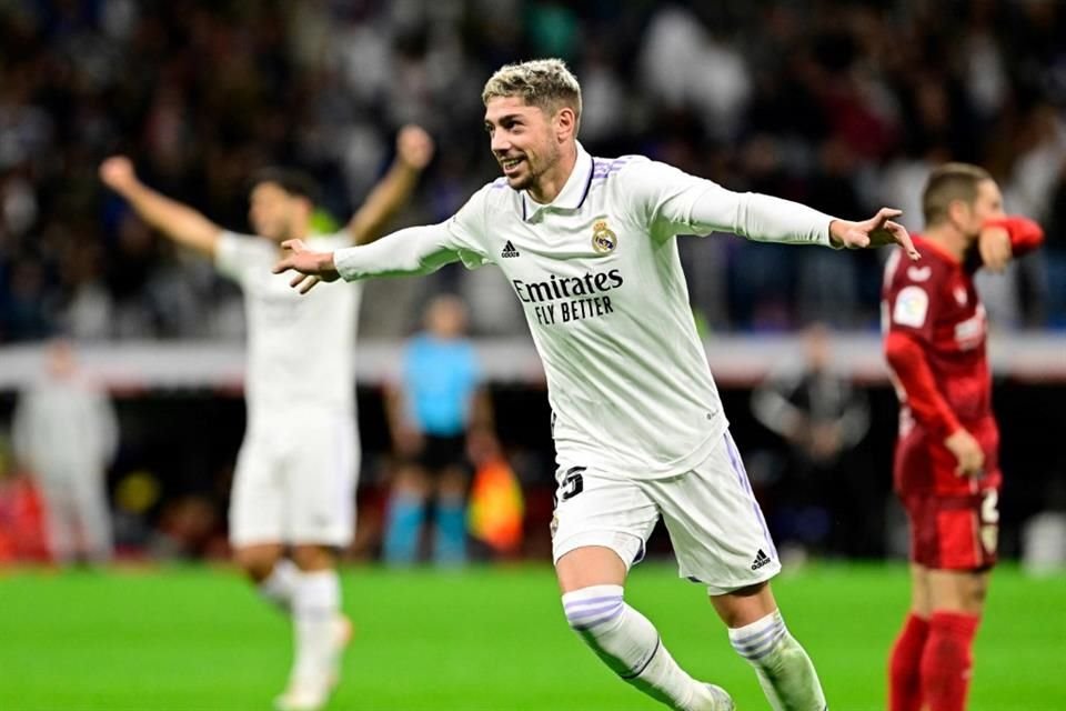 Federico Valverde marcó el tercero para los merengues.