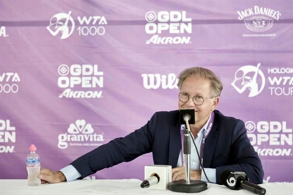 Gustavo Santoscoy, director del torneo, confía en que Guadalajara aparezca de nuevo en el calendario de la WTA