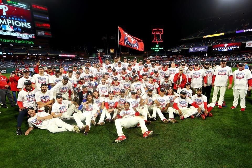 Los Phillies se coronaron en la Liga Nacional tras vencer en cinco juegos a los Padres.