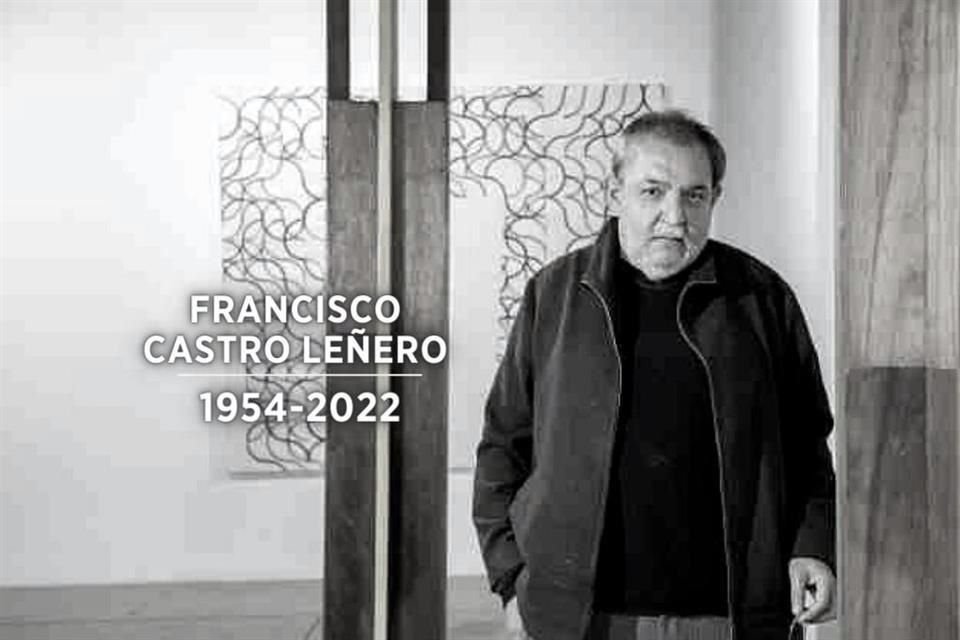 El pintor Francisco Castro Leñero falleció la mañana de este lunes a los 68 años; desarrolló en su obra un lenguaje  abstracto, cuyo distintivo son las formas geométricas.