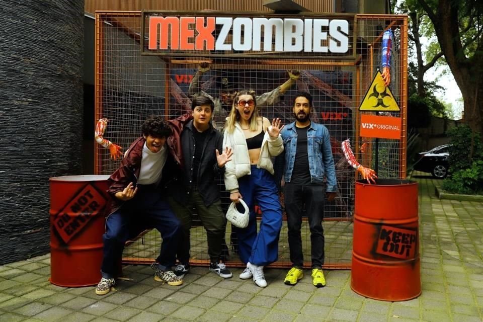Un grupo de jóvenes de diversas clases sociales trabajan juntos para acabar con muertos vivientes en Halloween, en la comedia 'MexZombies'.