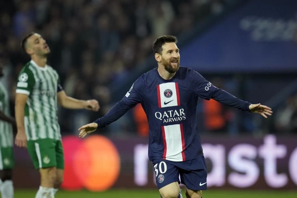 Fue una gran noche para Lionel Messi en París.