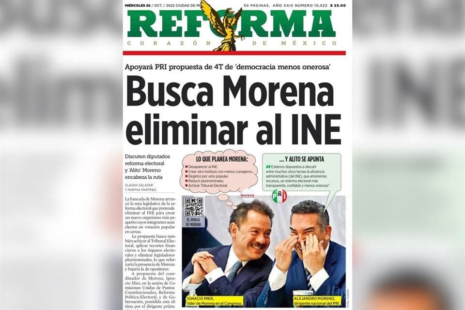 Morena arrancó la ruta legislativa de la reforma electoral que pretende eliminar al INE, achicar al TEPJF y eliminar los plurinominales.