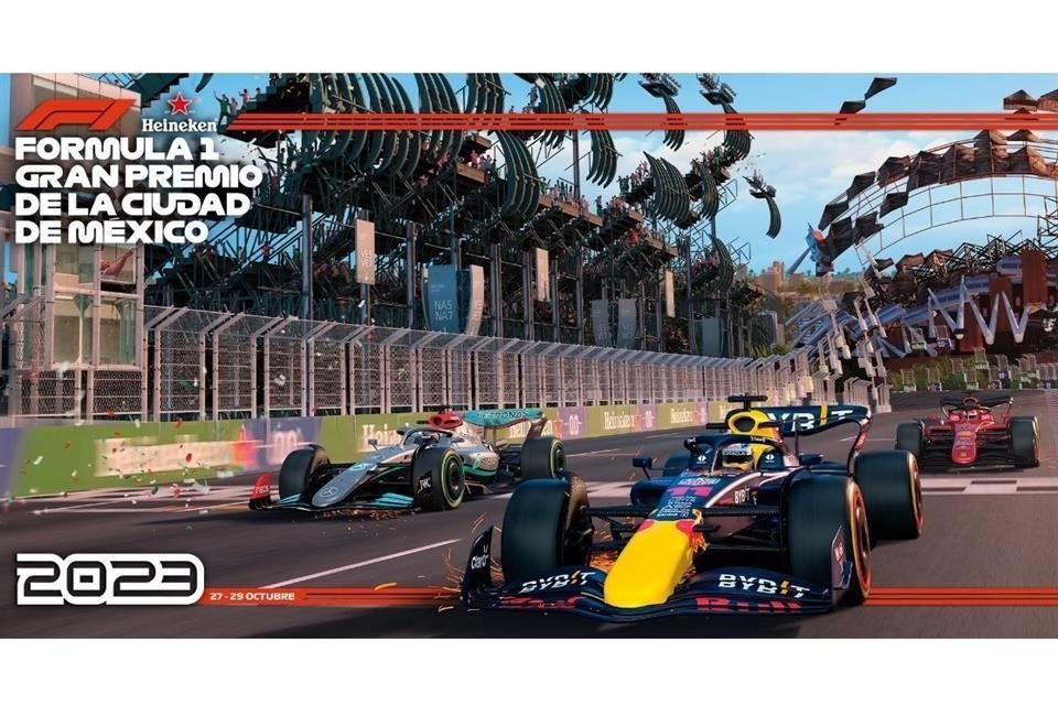 El póster fue revelado este domingo antes del Gran Premio de la CDMX.