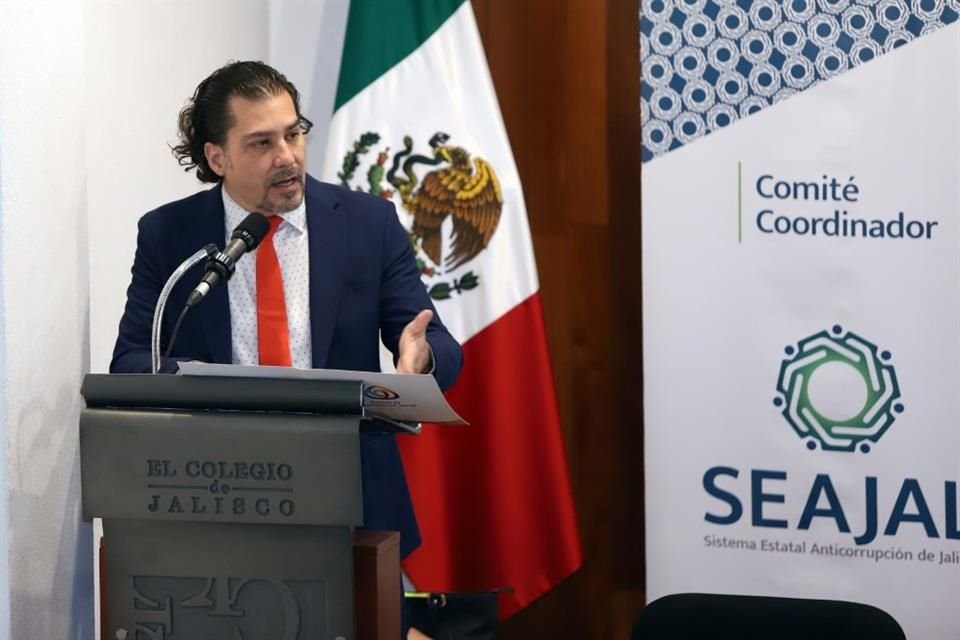 Jesús Ibarra, presidente saliente del Comité de Participación Social del Sistema Estatal Anticorrupción (Seajal).