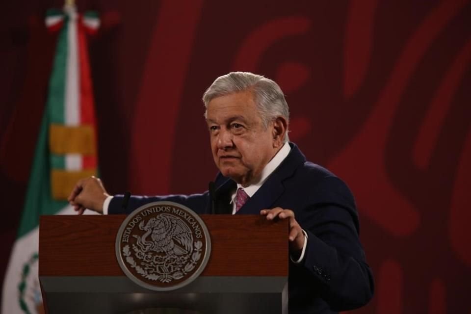 El Presidente en conferencia mañanera.