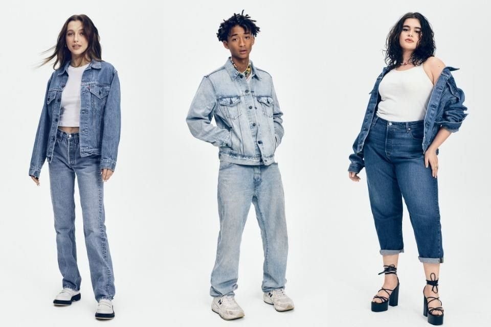Los famosos Emma Chamberlain, Jaden Smith y Barbie Ferreira formaron parte del festejo de Levi's por su modelo 501 de jeans.