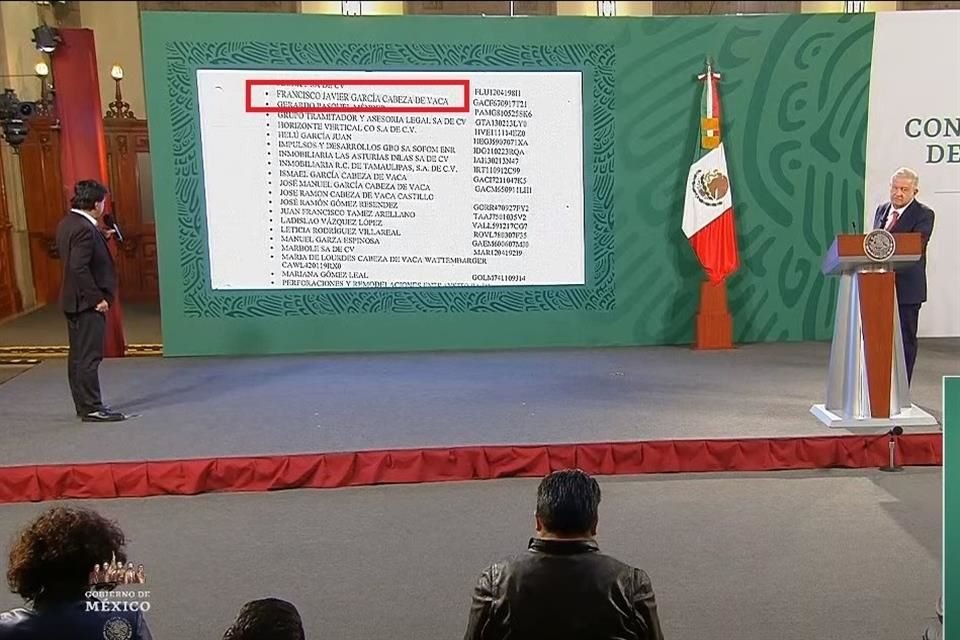 Andrés Manuel López Obrador presenta oficio enviado por Estados Unidos.