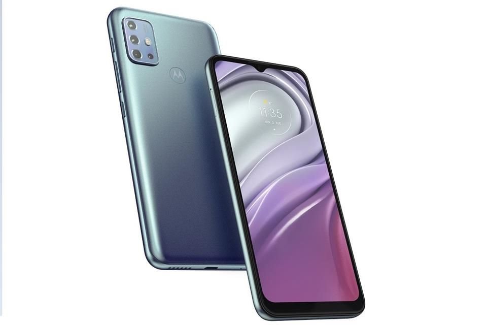 El Moto G20 ya está disponible en colores azul cielo y rosa flamingo, con un precio de 4 mil 600.