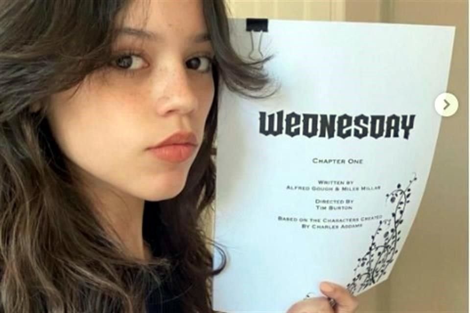 Jenna Ortega dará vida a Wednesday Addams (Merlina en versiones latinoamericanas) para serie de Netflix de los Addams, que creó Tim Burton.