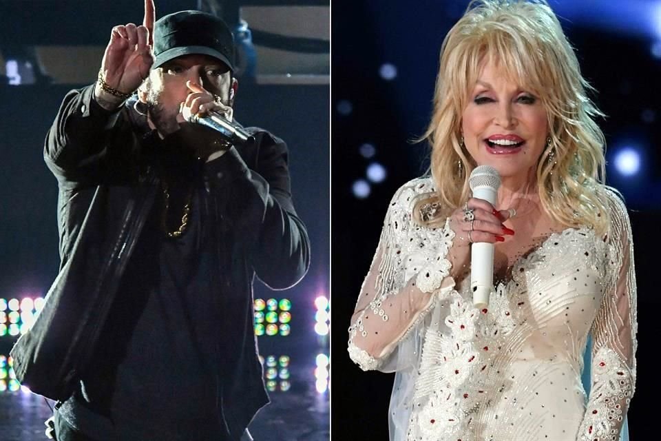 Eminem y Dolly Parton ingresarán este sábado al Salón de la Fama del Rock & Roll.