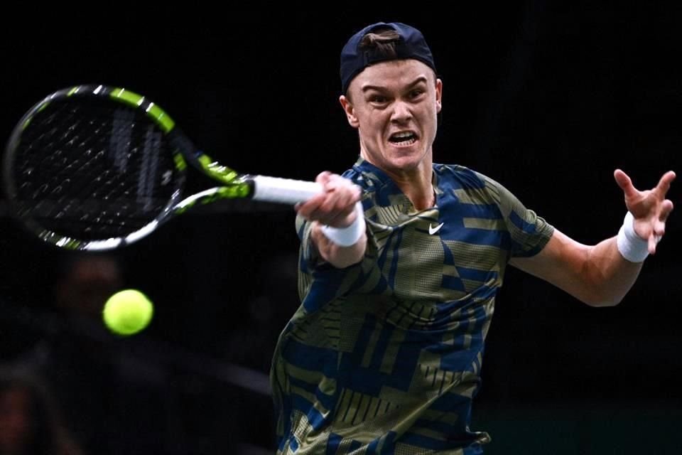 Holger Rune durante su Semifinal ante Felix Auger-Aliassime.