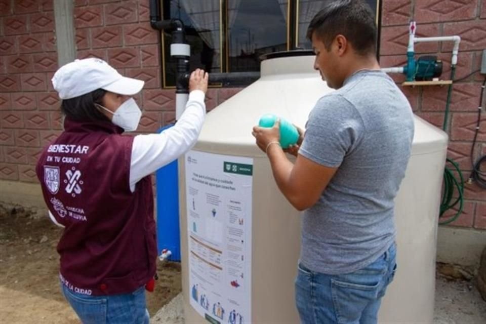 El Presupuesto de Egresos de 2023 considera 200 millones de años para instalar sistemas de captación de agua de lluvia.