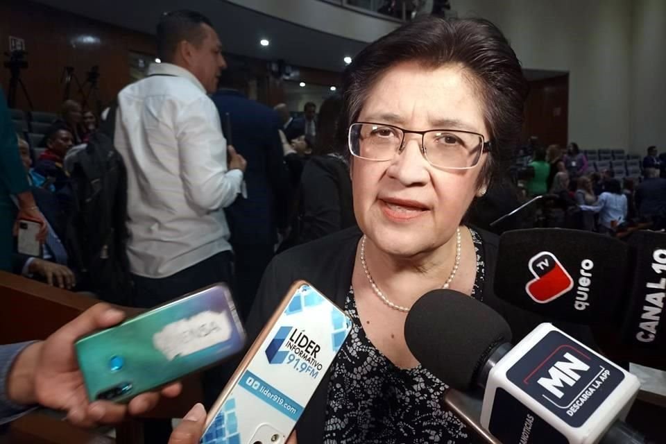 La Contralora estatal Teresa Brito Serrano.