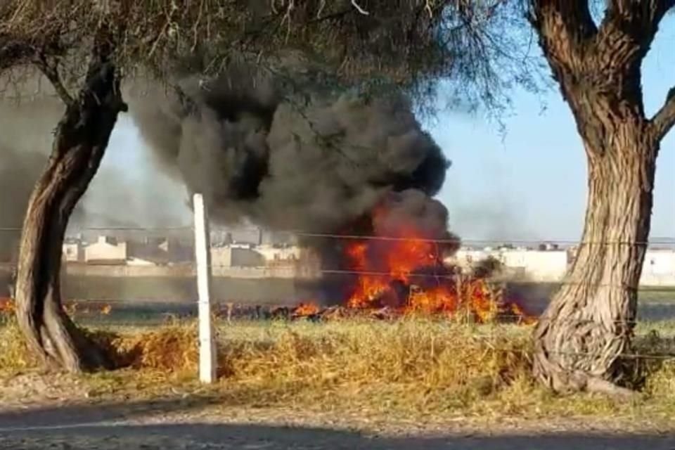 Cae helicóptero encargado de vigilar los límites con Jalisco.