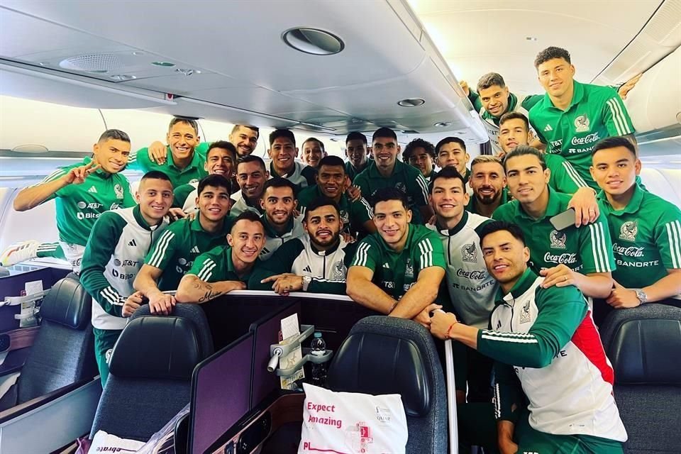 Gran ilusión en la Selección a su llegada a Qatar.