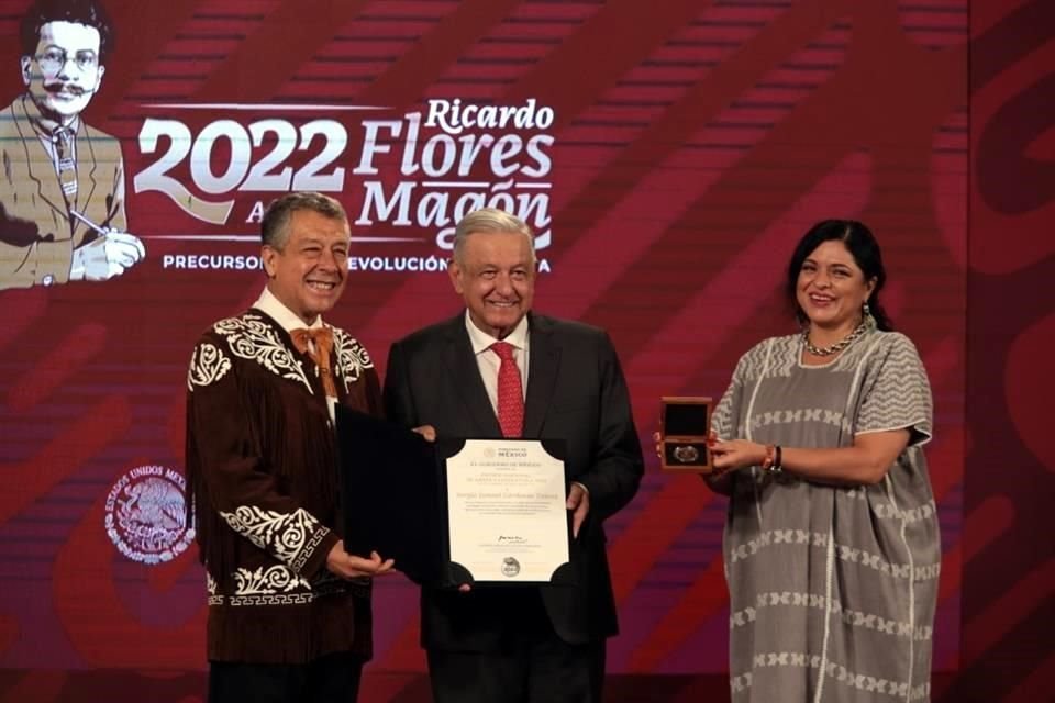El compositor y director de orquesta tamaulipeco Sergio Cárdenas recibió el premio en la categoría de Bellas Artes 2021.