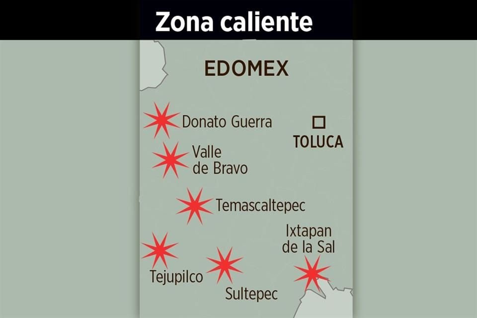 Además de amenazar a aspirantes políticos, grupos criminales han impuesto candidaturas en el Estado de México, según fuentes partidistas.