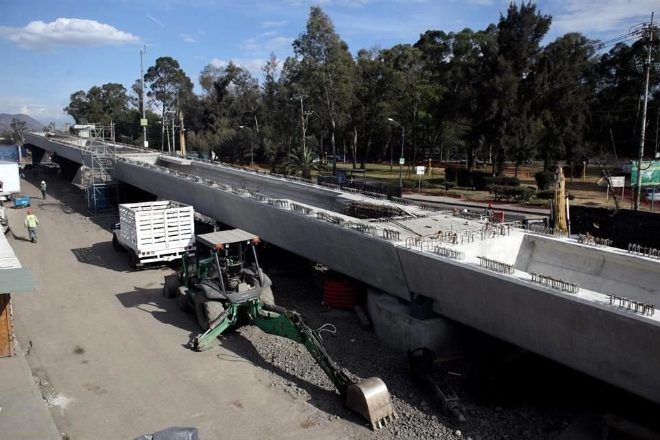 Tras suspención, un tribunal permitió continar con las obras en Periférico que van de Cuemanco a Canal Nacional.