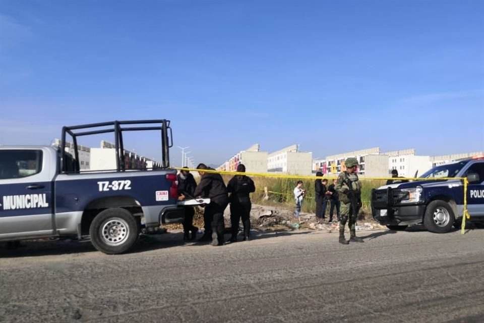 El hallazgo ocurrió a la altura del Fraccionamiento Cañadas del Bosque, en Tlajomulco.