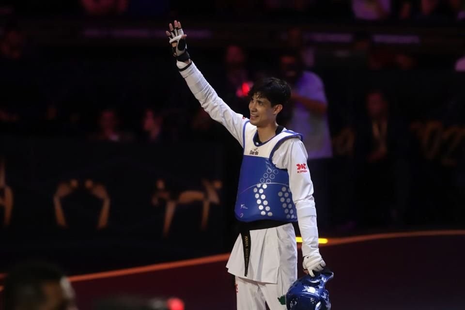 El mexicano César Rodríguez logró la medalla de plata en el Mundial de Taekwondo Guadalajara 2022.