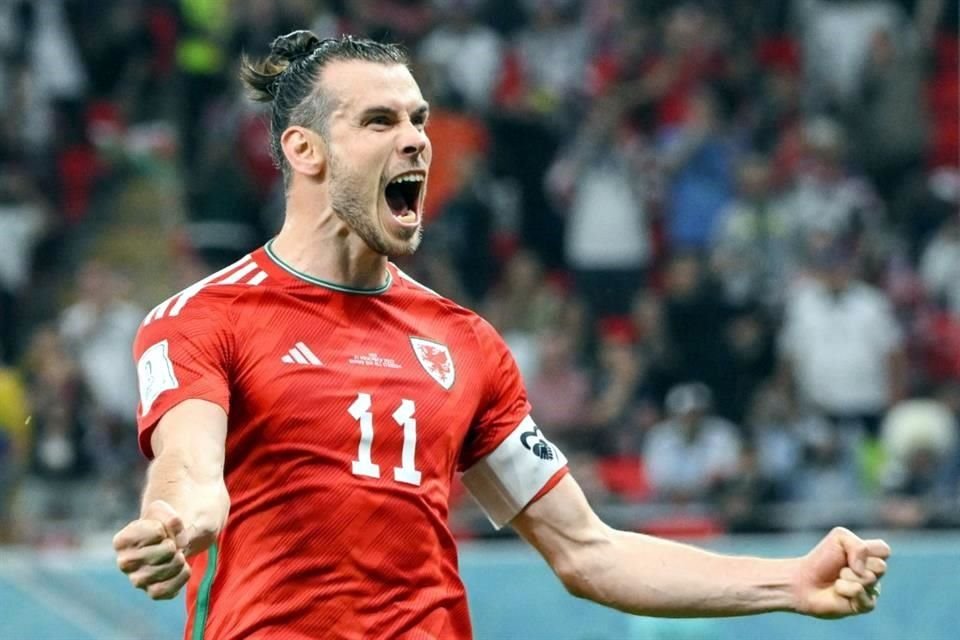 La eufórica celebración de Gareth Bale tras marcar de penal.