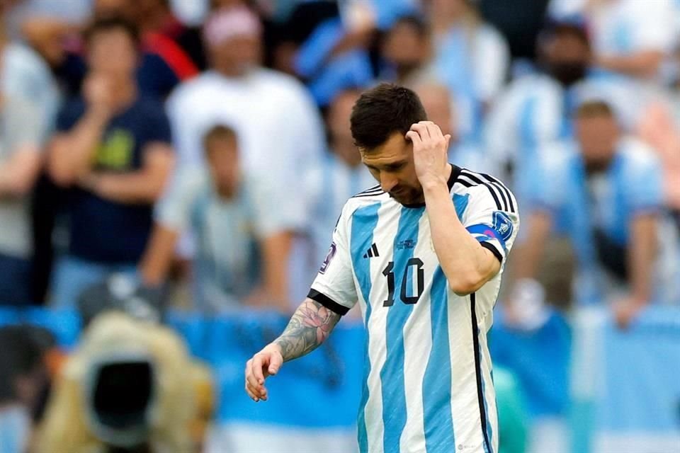 Lionel Messi no comenzó de la mejor manera su último Mundial.