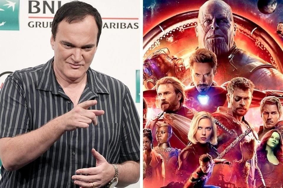 El cineasta Quentin Tarantino dijo que los actores que interpretan personajes de Marvel en realidad no son estrellas de Hollywood.