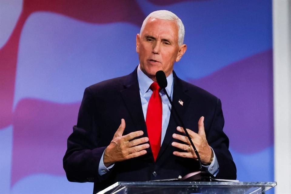 El ex Vicepresidente Mike Pence figura en la lista de quienes podrían buscar la candidatura republicana a la Presidencia en 2024.