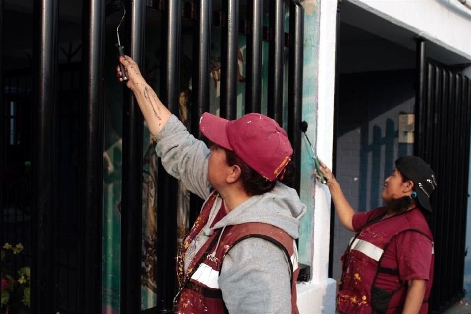 Dependencias de Gobierno presentarán una denuncia contra la Alcaldía Cuauhtémoc por cubrir pintura que se había colocado un día antes.