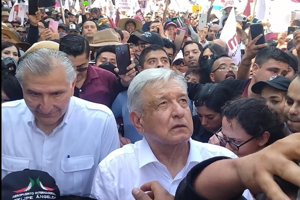 El Presidente y el Secretario de Gobernación.