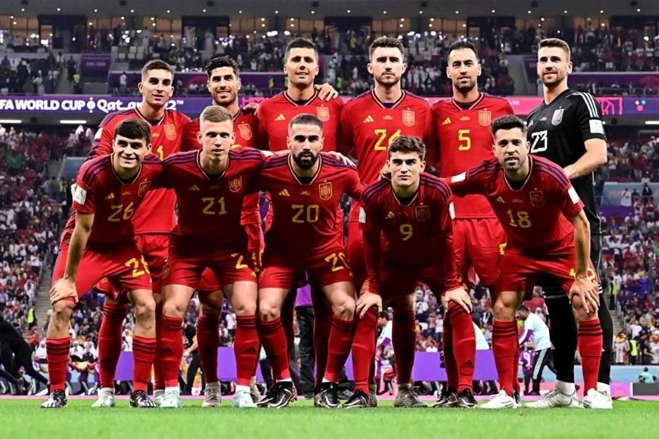 La imagen oficial del joven plantel de la Selección de España.