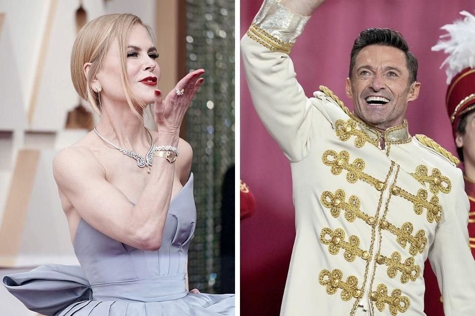 Nicole Kidman sorprendió a Hugh Jackman al final de una obra en Broadway; le compra sombrero por 100 mil dólares para una fundación.