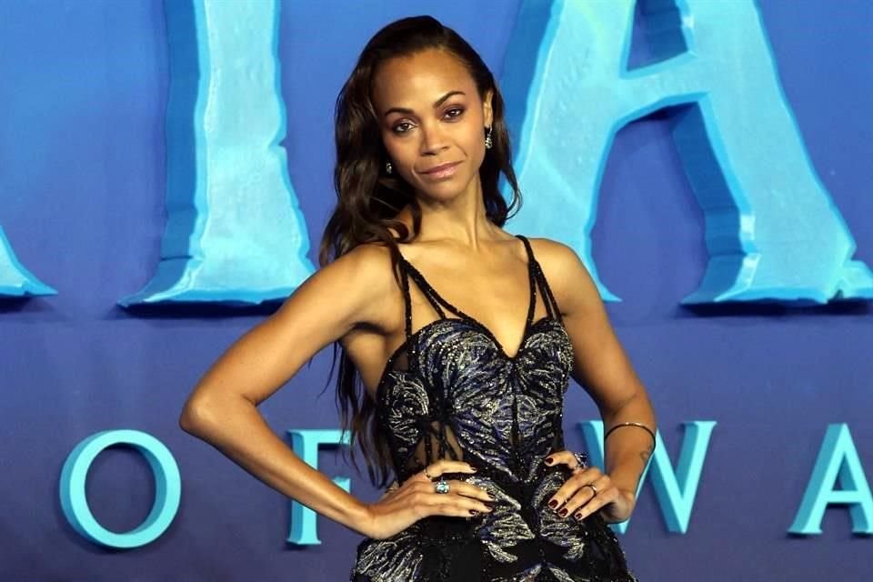 Zoe Saldana canta en una parte del soundtrack de la nueva película.