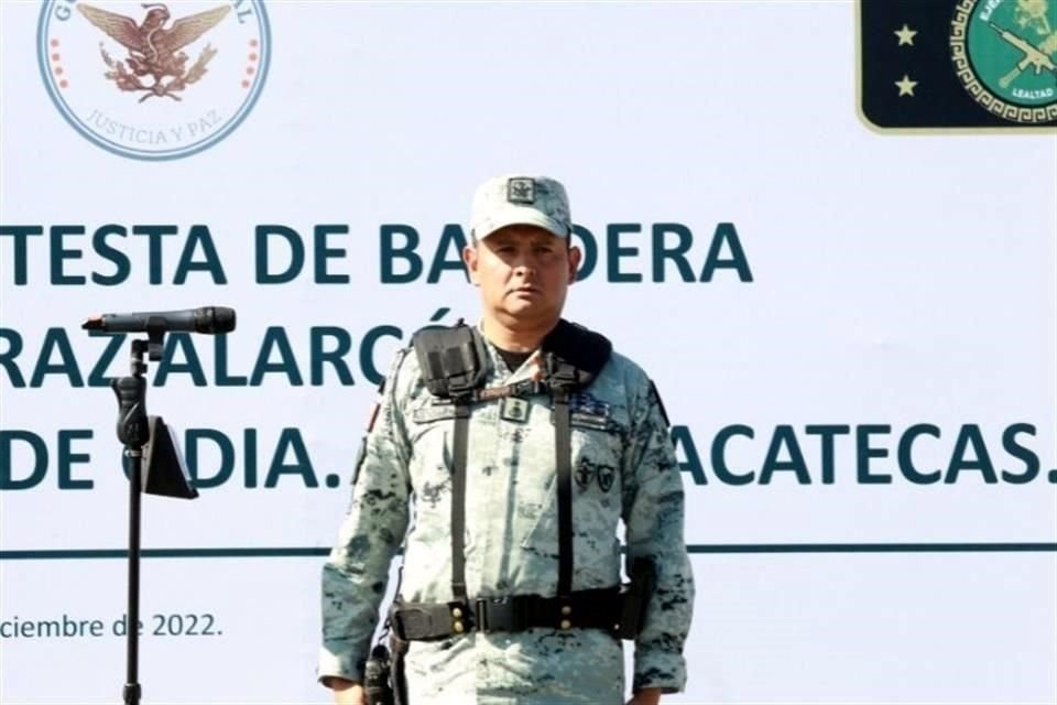 Leonel Alcaraz Alarcón, nuevo coordinador de la Guardia Nacional en Zacatecas.