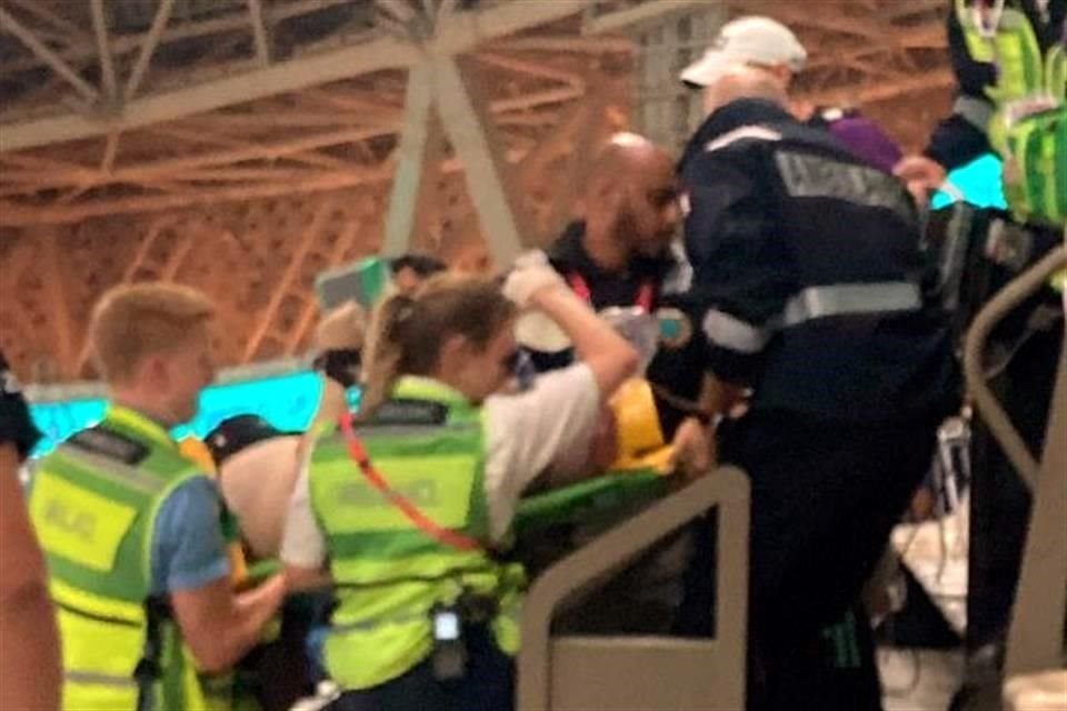 Un periodista de origen estadounidense se desvaneció en la tribuna de medios del Estadio Lusail.