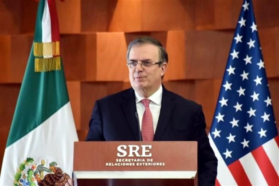 El Canciller Marcelo Ebrard.