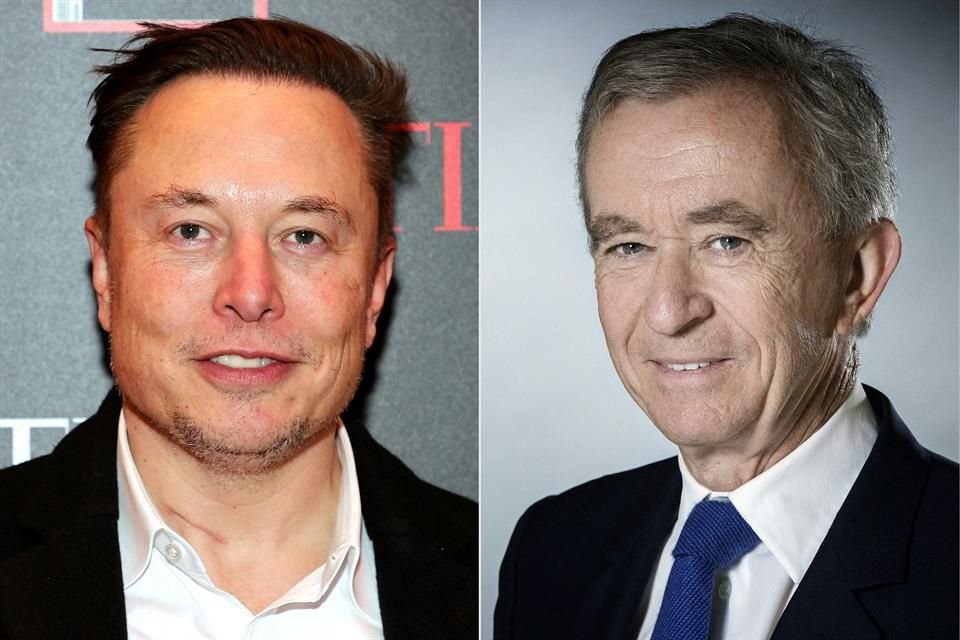 Bernard Arnault superó por primera vez a Elon Musk como la persona más rica del mundo en diciembre.