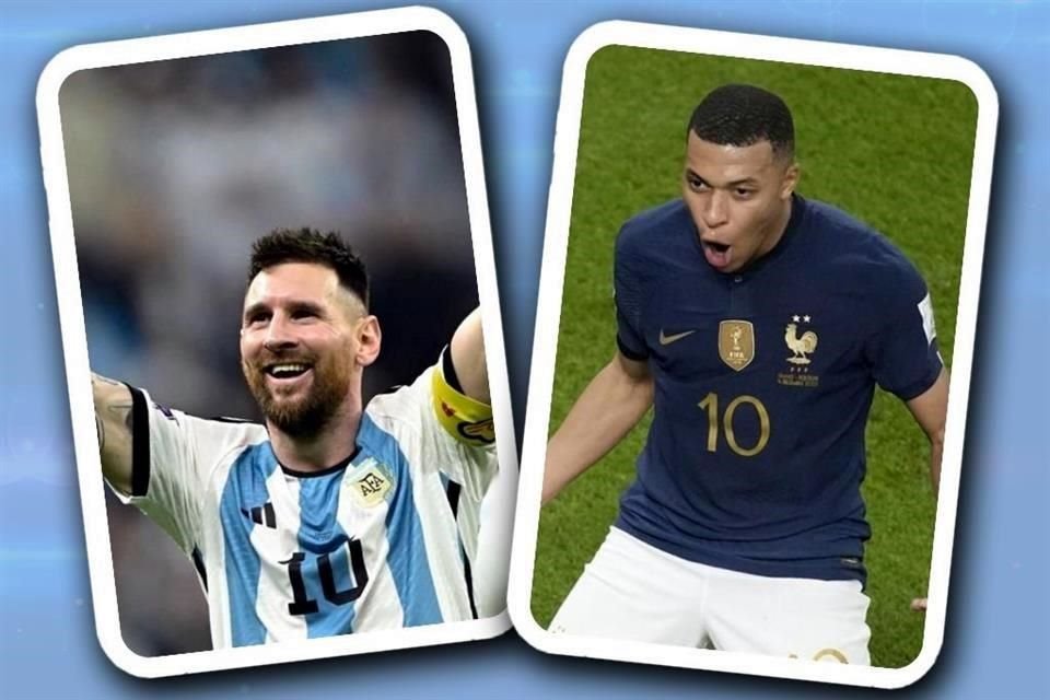 Lionel Messi y Kylian Mbappé disputarán el campeonato mundial.