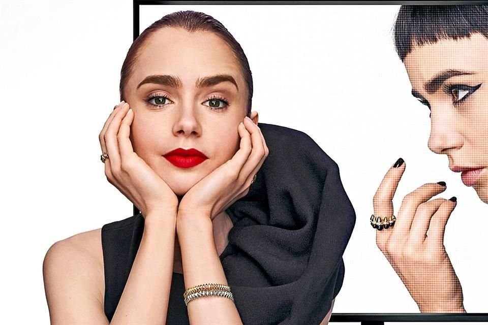 Descubre la nueva colección de Cartier con Lily Collins, la protagonista de la serie 'Emily in Paris'.