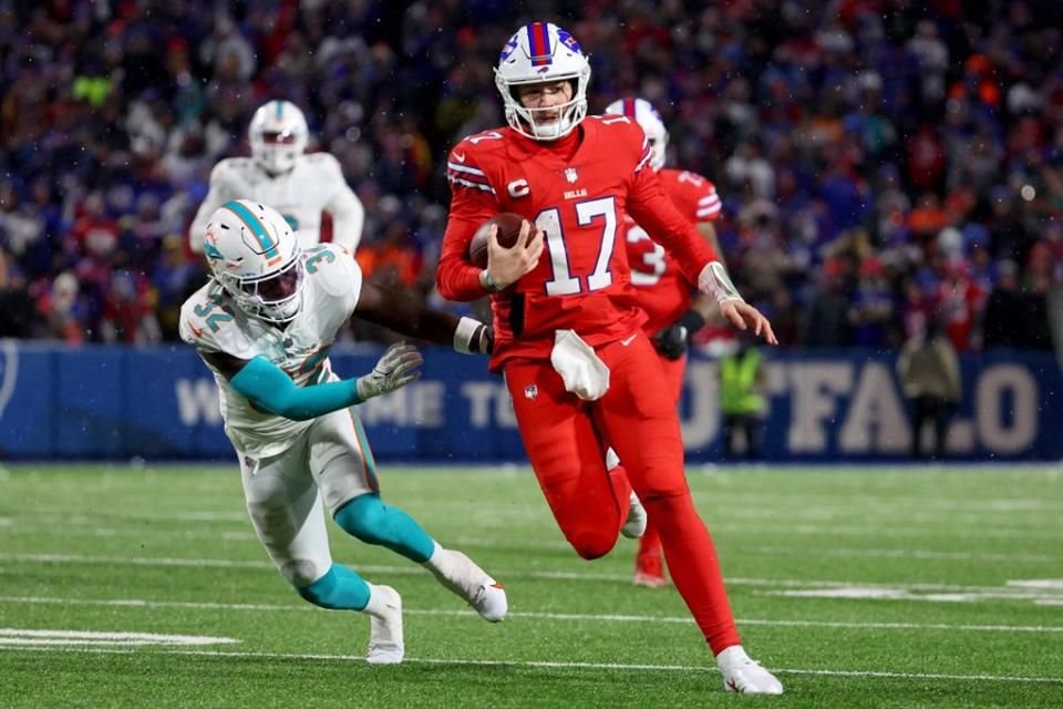 Bills Buffalo le ganaron 32-29 a Miami Doplhins pese a la nieve y logran su cuarta postemporada consecutiva.