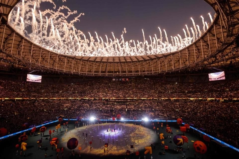 La ceremonia de clausura en el Estadio Lusail.