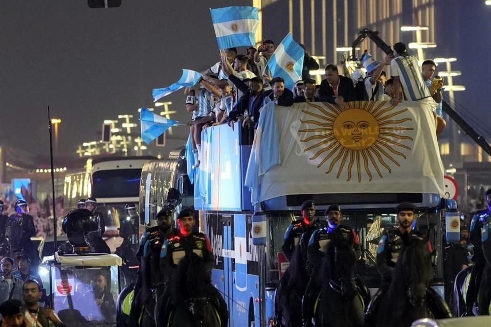 El desfile se realizó tras la Final del Mundial.