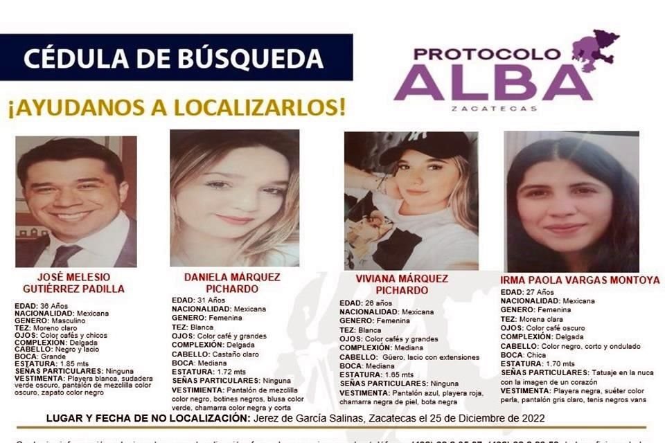 Las fallecidas son Daniela y Viviana Márquez Pichardo, además de Irma Paola Vargas Montoya.